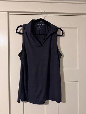 Puma Women’s Sleeveless Hooded Tank - Navy